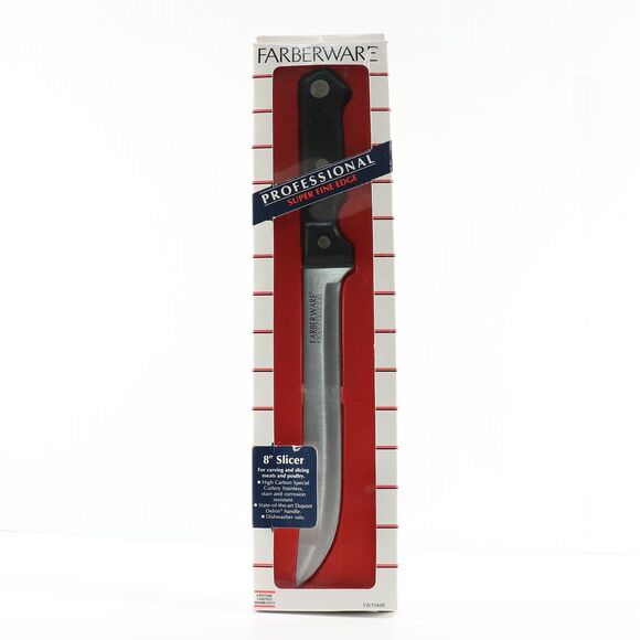 Farberware Professional 8" Slicer Knife Super Fine Edge Stainless Steel Slicing - Picture 1 of 6